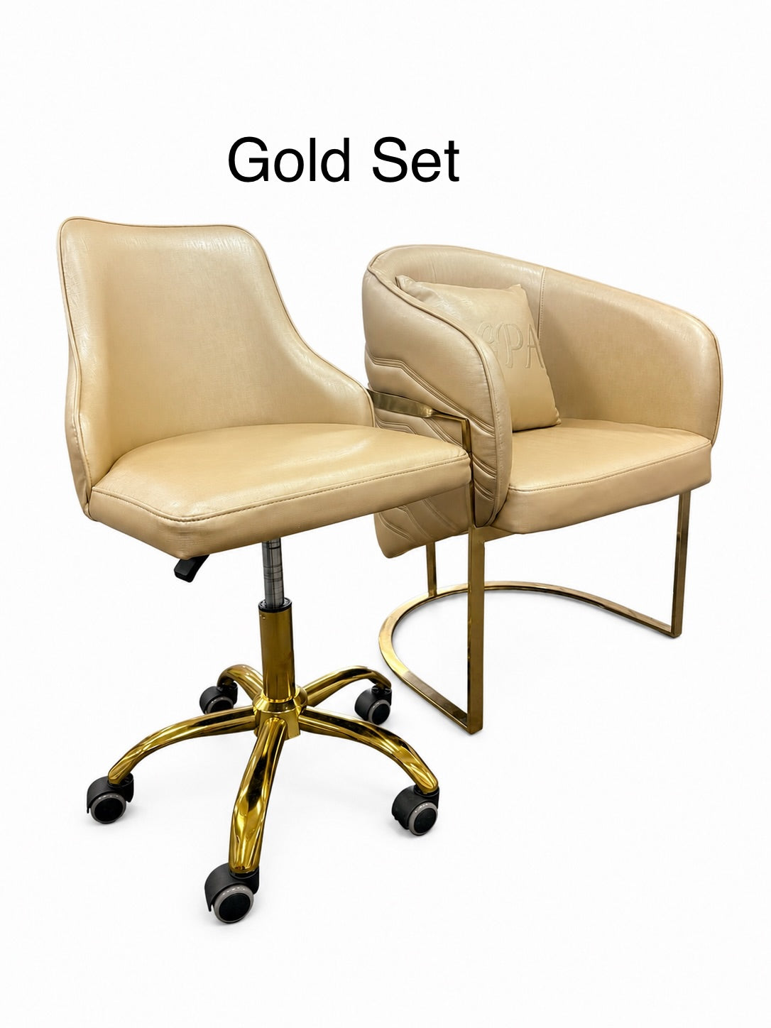GOLD set CHAIR (staff and customer)