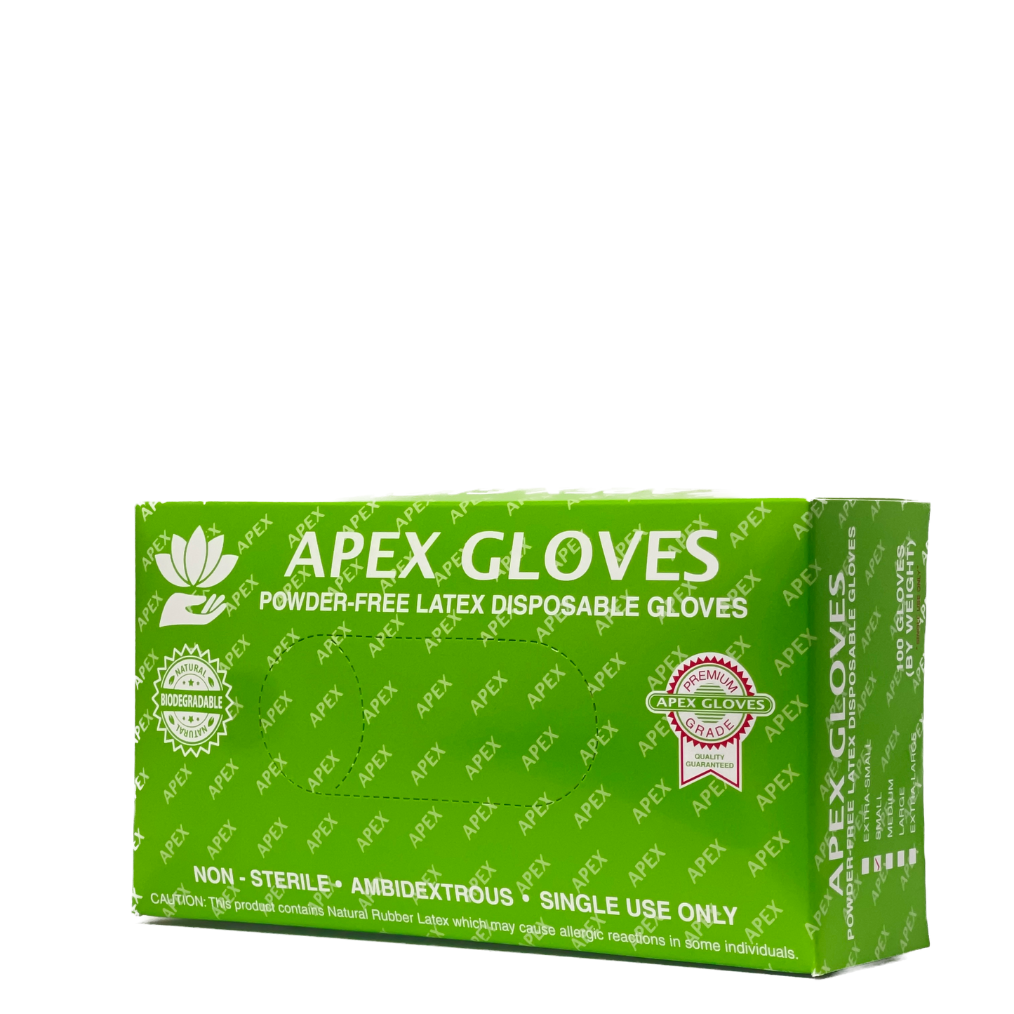 APEX Latex Disposable Gloves (10 boxes x 100 pieces)