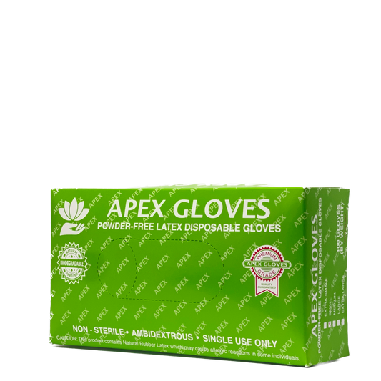 APEX Latex Disposable Gloves (1 Small Box)