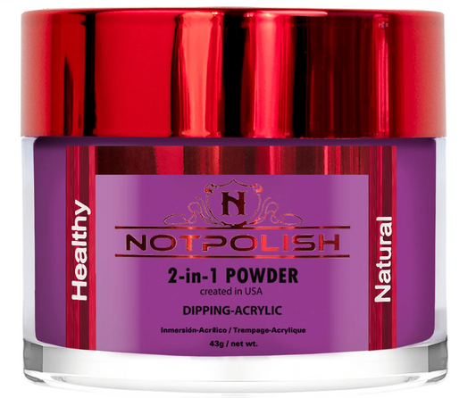 NotPolish Dipping Powder M014 - Smoked Purple
