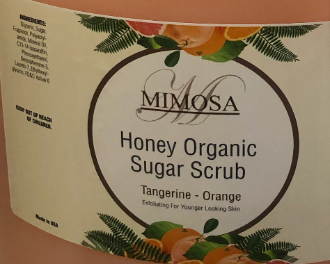 Mimosa Honey Organic Sugar Scrub (1 Gallon)