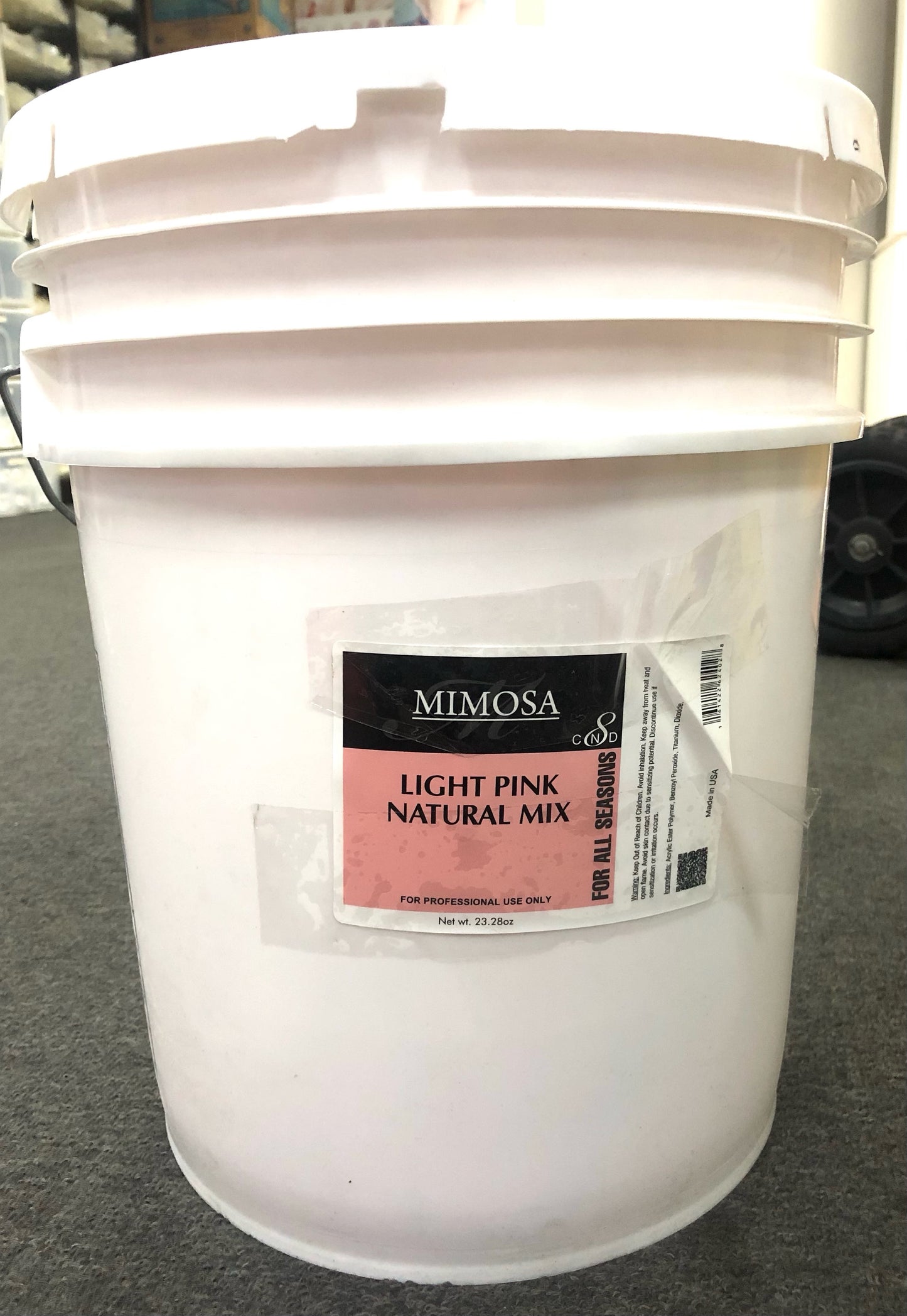 Mimosa  Light Natural Pink Acrylic Powder 5 garllon