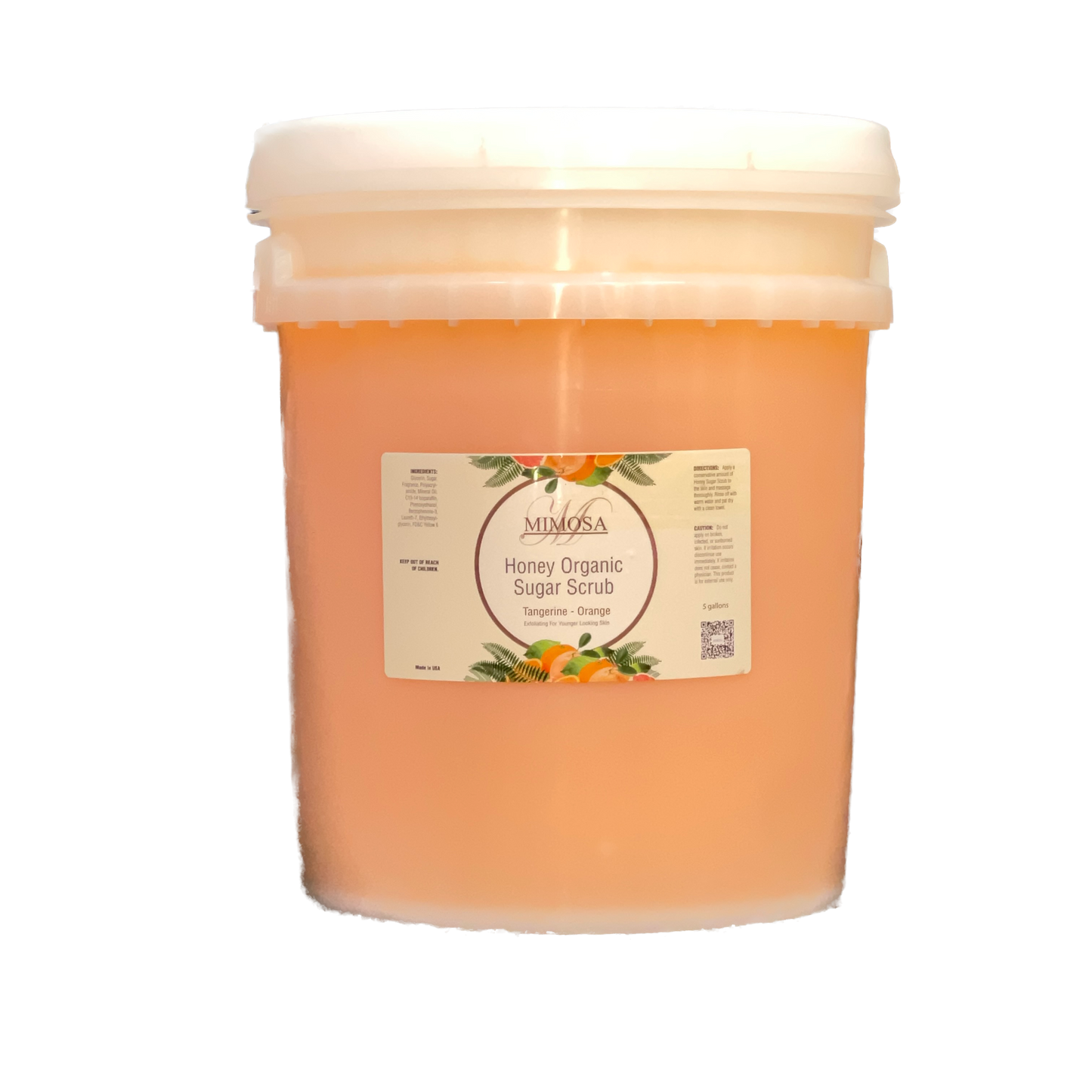 Mimosa Honey Organic Sugar Scrub (5 Gallon)