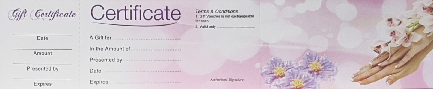 Gift Voucher (50 Pack)