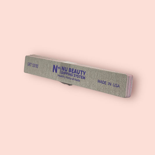 NU+ Beauty Nail File 120/180 Grit