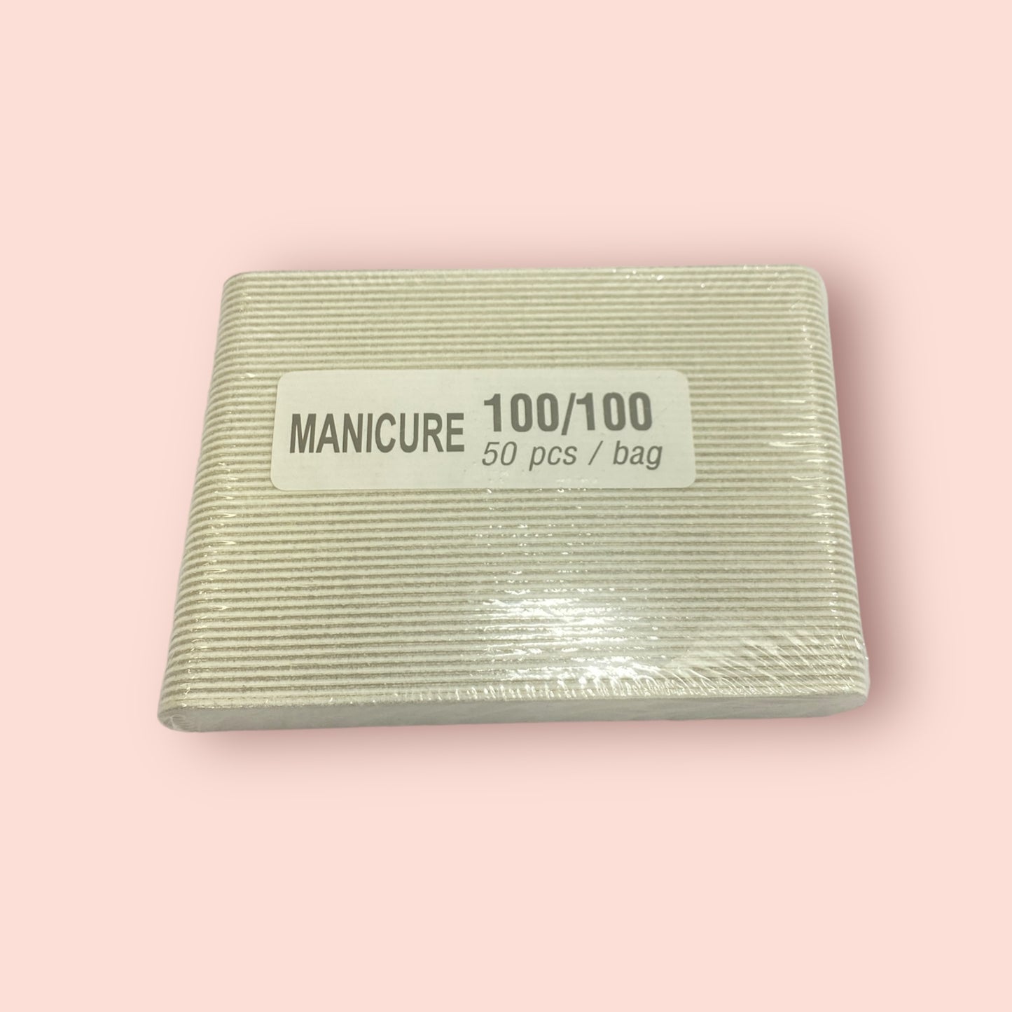 Manicure Nail File Small 100/100 Grit (50pcs)