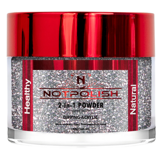 NotPolish Dipping Powder M027 - Silver Star