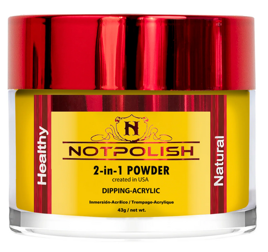 NotPolish Dipping Powder M104 - Yellow Mamba